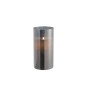 Lampe led en verre gris 10x10x20 cm Lampe led en verre gris 10x10x20 cm