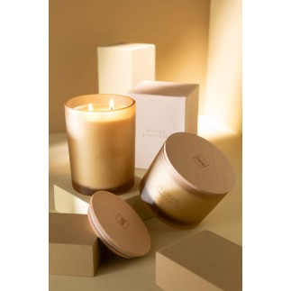 Candela profumata «Sunny Orange» 28h bianca 11.5x1.5x10 cm