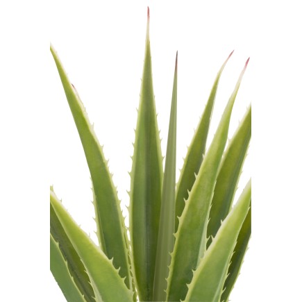 Agave artificiel dans pot en polyester vert 80x80x115 cm