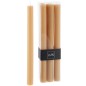 Scatola da 6 candele in Paraffina ocra 7x4.5x24 cm Scatola da 6 candele in Paraffina ocra 7x4.5x24 cm