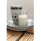 Carafe en verre transparent avec anse H9cm Carafe en verre transparent avec anse H9cm