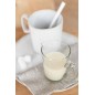 Carafe en verre transparent avec anse H9cm Carafe en verre transparent avec anse H9cm