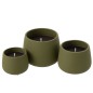 Bougie extérieure 45H en ciment vert 20.5x20.5x16 cm Bougie extérieure 45H en ciment vert 20.5x20.5x16 cm