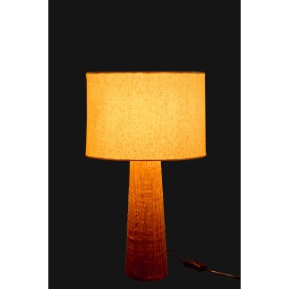 Lampe de table en céramique marron 35x35x43 cm