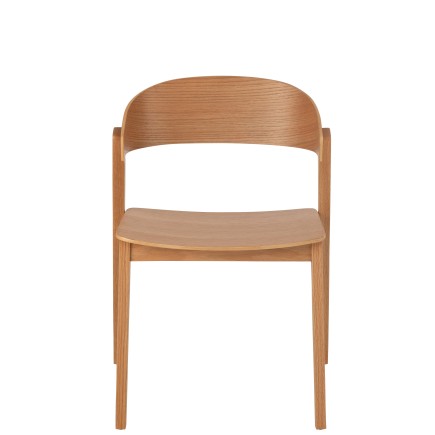 Chaise en bois marron 56.7*51.8*75.7 cm