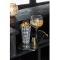 Confezione di 4 bicchieri da gin con scritta dorata 26x26x23 cm Confezione di 4 bicchieri da gin con scritta dorata 26x26x23 cm