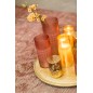Lampe led en verre or 10x10x20 cm