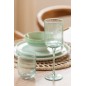 Calice da vino verde menta 8x8x24 cm Calice da vino verde menta 8x8x24 cm