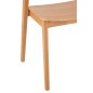 Chaise en bois marron 56.7*51.8*75.7 cm