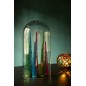 Lote de 3 árboles de Navidad artificiales de plástico verde 10x10x41 cm Lote de 3 árboles de Navidad artificiales de plástico verde 10x10x41 cm