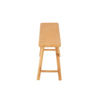 Panchina in legno di abete beige 92x30x45 cm