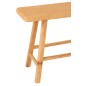 Banc en bois de sapin beige 92x30x45 cm
