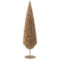 Albero di Natale in plastica champagne 14x14x54 cm Albero di Natale in plastica champagne 14x14x54 cm