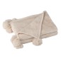 Manta de tela crema 170x130x1 cm Manta de tela crema 170x130x1 cm
