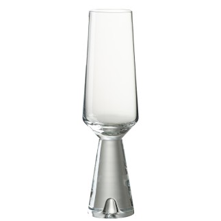 Flute transparent 6x6x21 cm