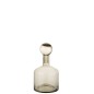 Bouteille avec bouchon en verre gris 22x22x40.5 cm Bouteille avec bouchon en verre gris 22x22x40.5 cm