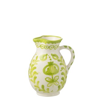 Carafe en céramique verte 17x17x21 cm