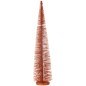 Albero di Natale glitterato in plastica color rame 15x15x61 cm Albero di Natale glitterato in plastica color rame 15x15x61 cm