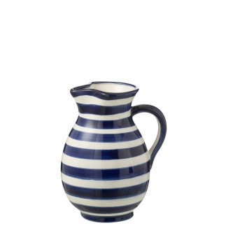 Caraffa in ceramica blu navy 17x17x21 cm