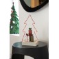 Albero di Natale in legno multicolore 15*6*25 cm