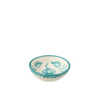 Coupelle en céramique bleu clair 14x14x6 cm