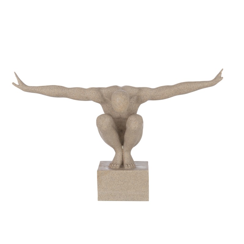 Atleta su base in materiale sintetico beige 49x13x33 cm
Atleta su base in materiale sintetico beige 49x13x33 cm