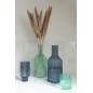 Vaso Fiore en Vidrio Azul 7.2x7.2x8.2 cm Vaso Fiore en Vidrio Azul 7.2x7.2x8.2 cm