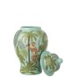 Maceta decorativa de porcelana multicolor 29,5 x 29,5 x 54,5 cm