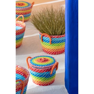 Erbe artificiali in plastica verde 54x54x38 cm