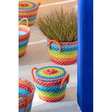 Erbe artificiali in plastica verde 54x54x38 cm