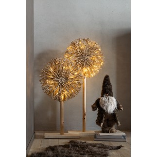 Lutin en textile marron 25x18x64 cm