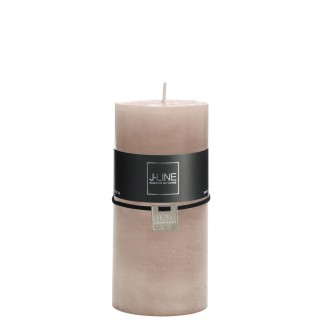 Bougie cylindrique 72H gris 7x7x15 cm