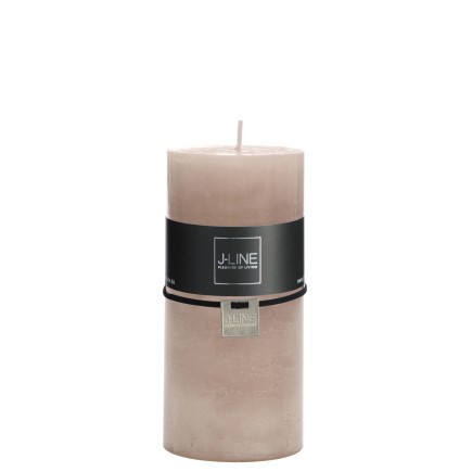 Bougie cylindrique 72H gris 7x7x15 cm