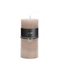 Candela cilindrica 72H grigia 7x7x15 cm Candela cilindrica 72H grigia 7x7x15 cm