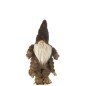 Lutin en textile marron 25x18x64 cm Lutin en textile marron 25x18x64 cm