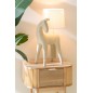 Lampada cavallo in resina beige 32x23.5x56 cm Lampada cavallo in resina beige 32x23.5x56 cm