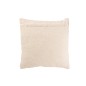 Cuscino quadrato con righe in cotone beige 45x45x12 cm Cuscino quadrato con righe in cotone beige 45x45x12 cm