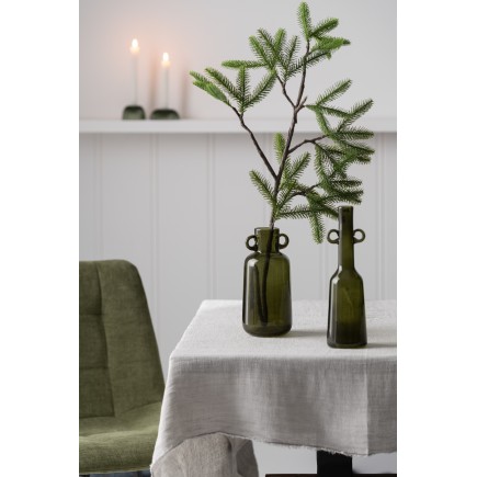 Branche de sapin en plastique vert 30x4x98 cm