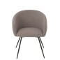 Chaise en textile taupe 60x61x75 cm Chaise en textile taupe 60x61x75 cm