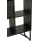 Cabinet avec tiroirs en métal noir 100x30x158 cm Cabinet avec tiroirs en métal noir 100x30x158 cm