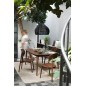Abajur em rattan preto 80x80x70 cm Abajur em rattan preto 80x80x70 cm