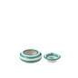Posacenere in ceramica blu mare 11x11x5 cm Posacenere in ceramica blu mare 11x11x5 cm