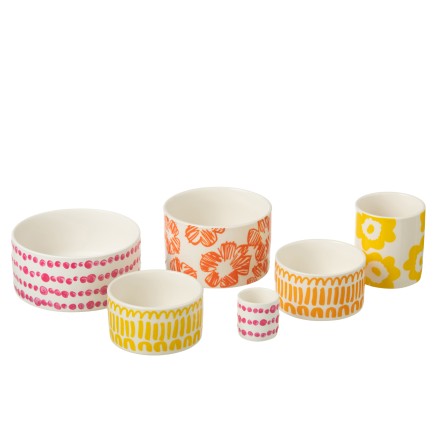 Set de 6 plats apéro avec plateau en céramique blanche 30x30x9 cm