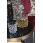 Carafe con tapón de bola de vidrio transparente de 14x14x24 cm Carafe con tapón de bola de vidrio transparente de 14x14x24 cm