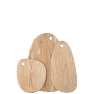 Tagliere in frassino naturale 55 x 34,5 x 1 cm