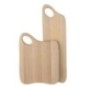 Tabla de cortar de fresno macizo natural, 56 x 17 x 2,5 cm Tabla de cortar de fresno macizo natural, 56 x 17 x 2,5 cm