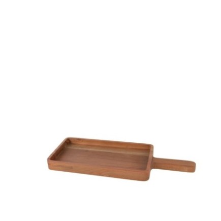 Tagliere in legno di acacia naturale 49x18x3,5 cm