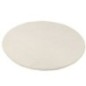 Tappeto rotondo in poliestere bianco, 150x150 cm Tappeto rotondo in poliestere bianco, 150x150 cm