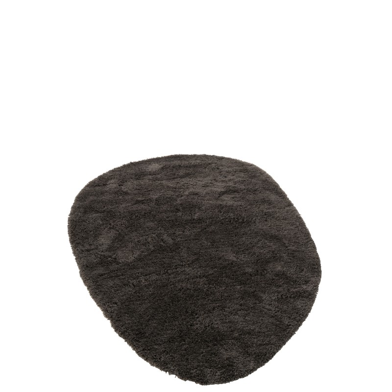 Alfombra mullida de poliéster gris oscuro, 300 x 200 cm Alfombra mullida de poliéster gris oscuro, 300 x 200 cm