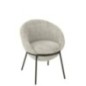 Chaise de salle à manger en fer gris/noir 61x59x76,5cm Chaise de salle à manger en fer gris/noir 61x59x76,5cm
